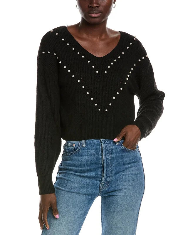 French Style Brook + Lynn V-Neck Sweater