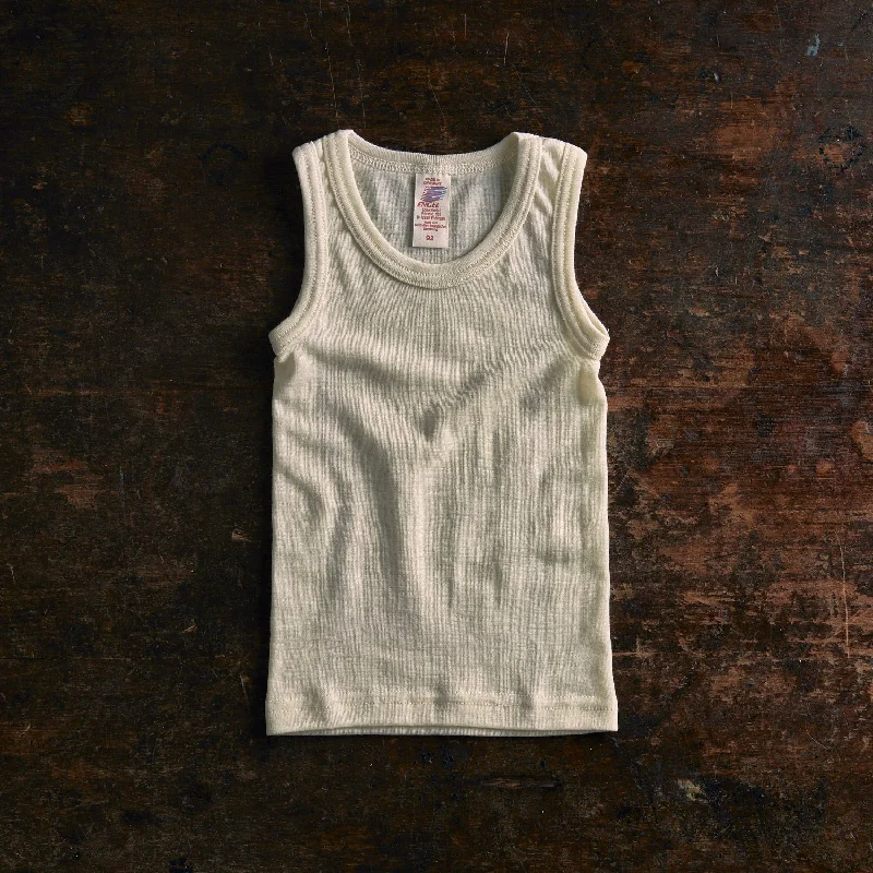 Chic Outfits Merino Wool Sleeveless Vest - Natural