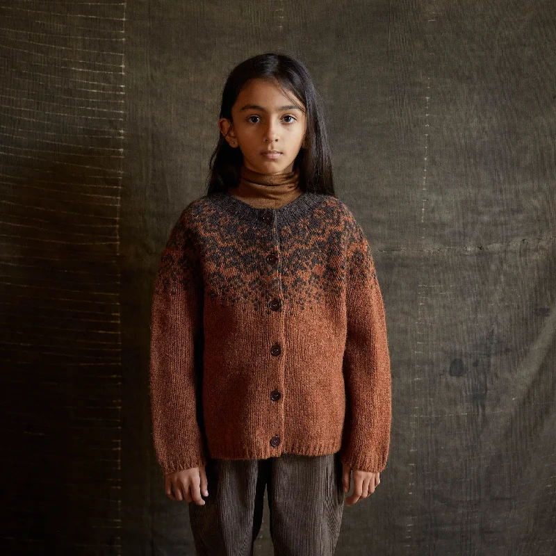 Casual Chic Outfits Fauna Cardigan - Lambswool - Sienna