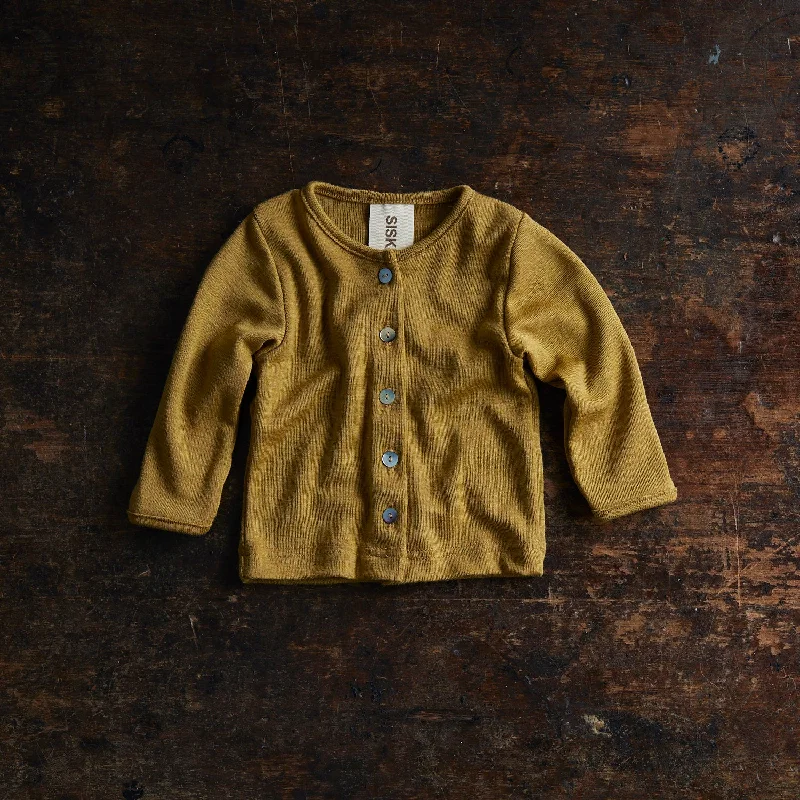 Lounge Chic Dove Baby Cardigan - Merino Wool & Silk - Pistachio