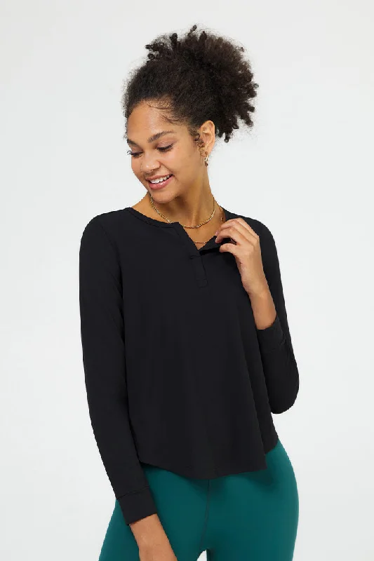 Personalized Series BreeLite™ V Neck Long Sleeve Top
