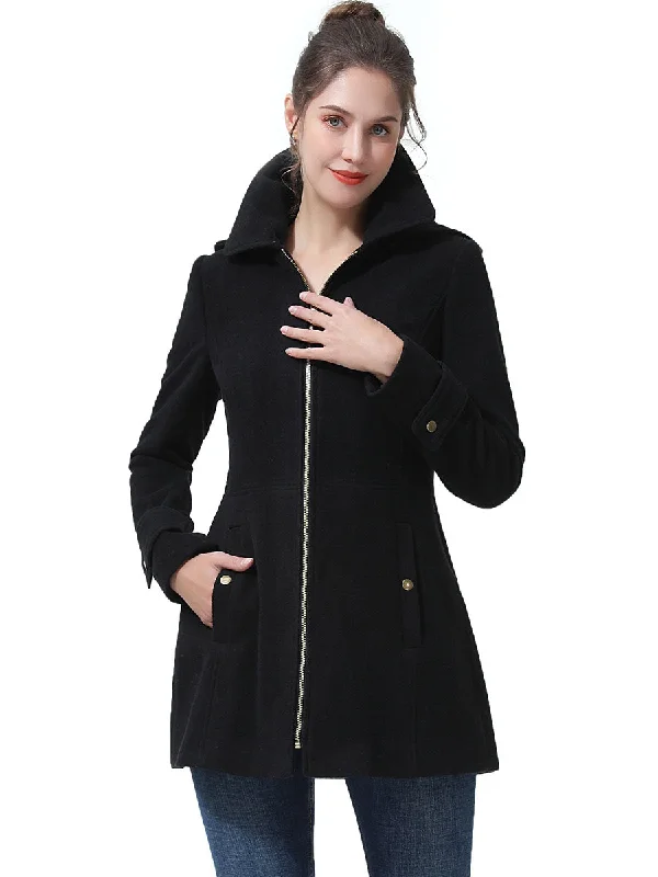 Classic Series BGSD Women Bao Hooded Wool Coat