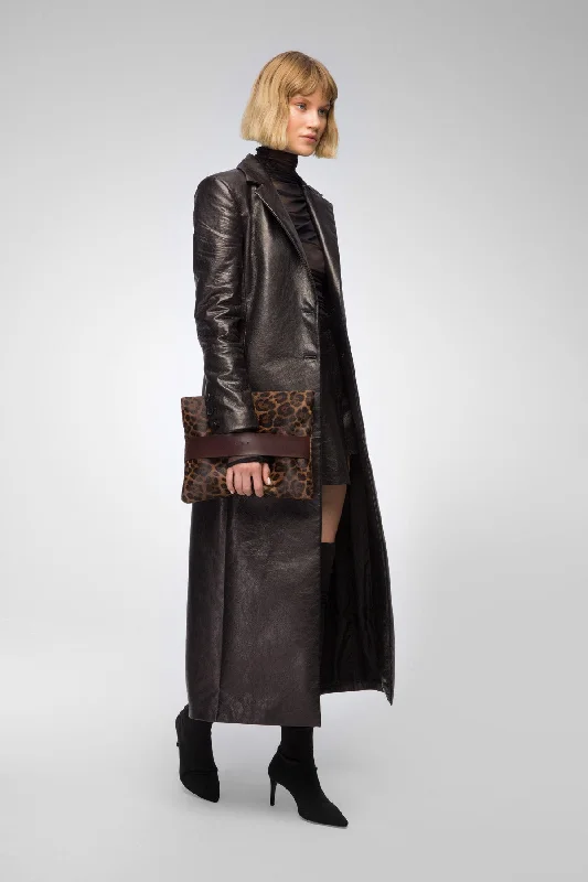 Fresh And Elegant Laurence - Black Leather Coat