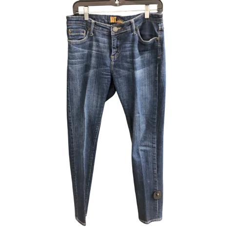 Stylish Comfort Jeans Skinny By Kut In Blue Denim, Size: 8