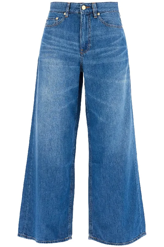 Easy Style GANNI lightweight denim wide leg jeans