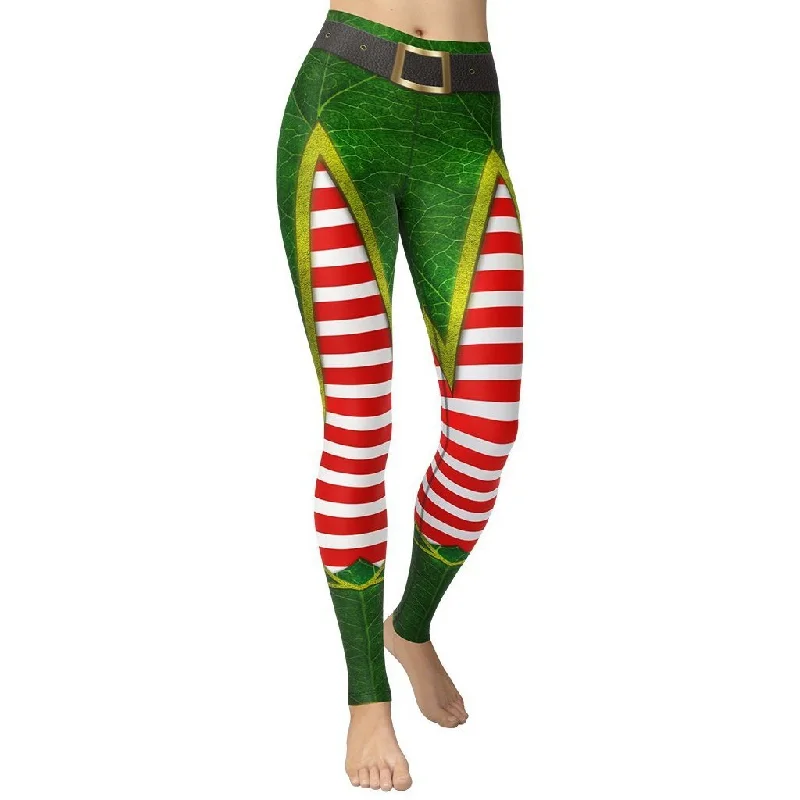 Soft Layers Christmas Elf Yoga Leggings