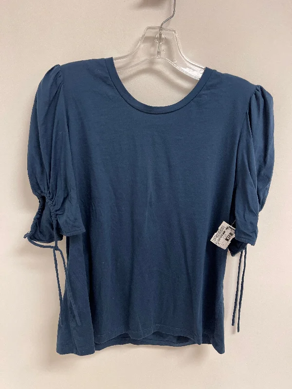 Versatile Comfort Top Short Sleeve By Banana Republic In Black, Size: L