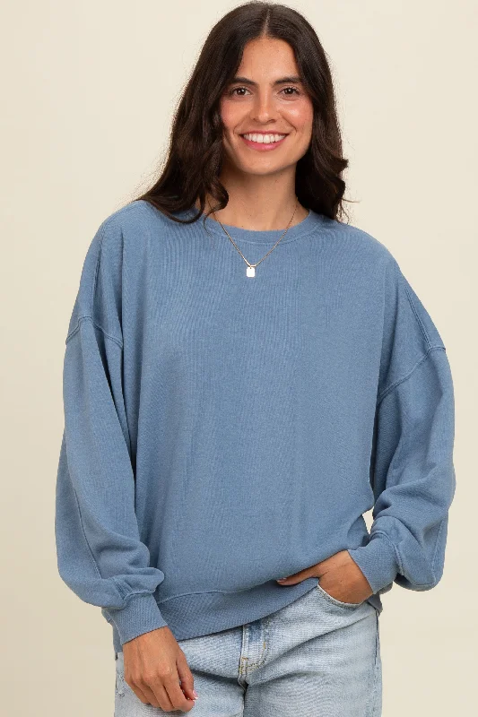 Dessert Matching Blue Heather Crewneck Sweatshirt