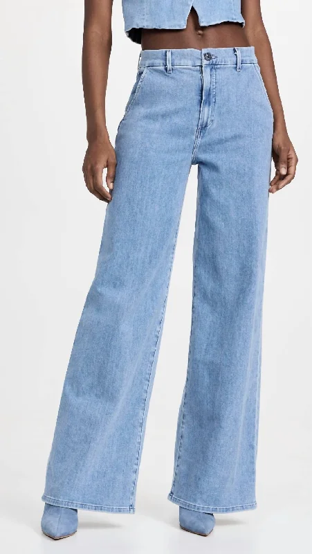 Cozy Footwear Jude Trouser Jean In Sweet Summer